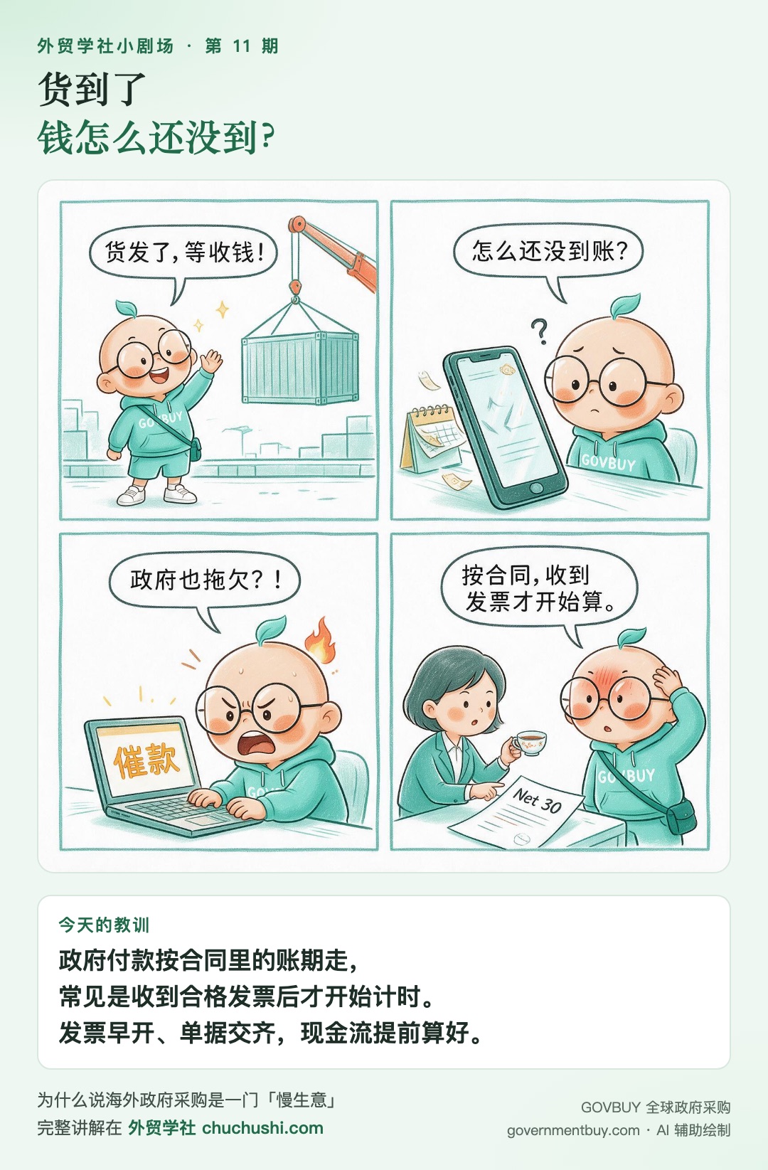 小剧场第 11 期：货到了 钱怎么还没到