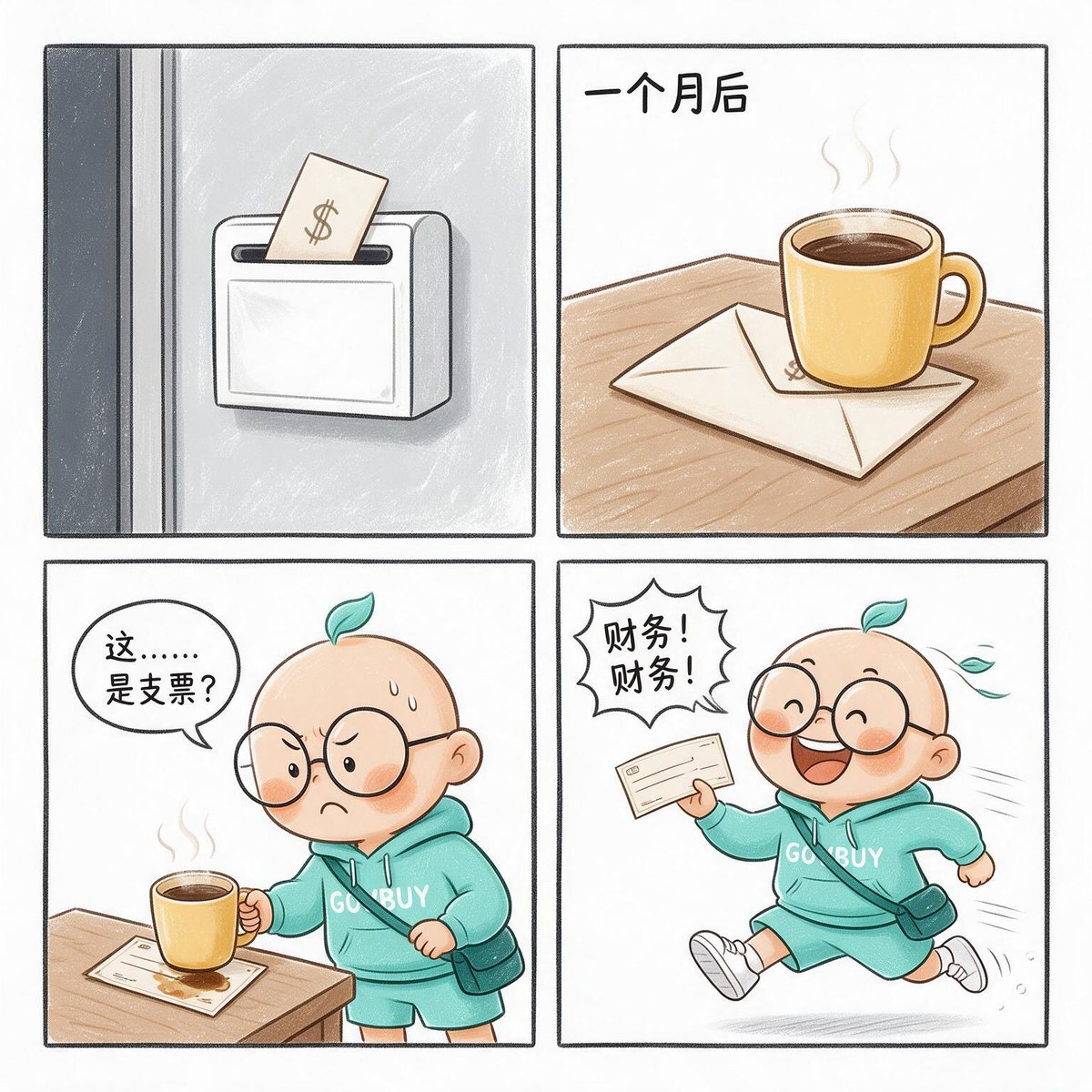 小贸入职记·标书篇：咖啡杯底下的支票