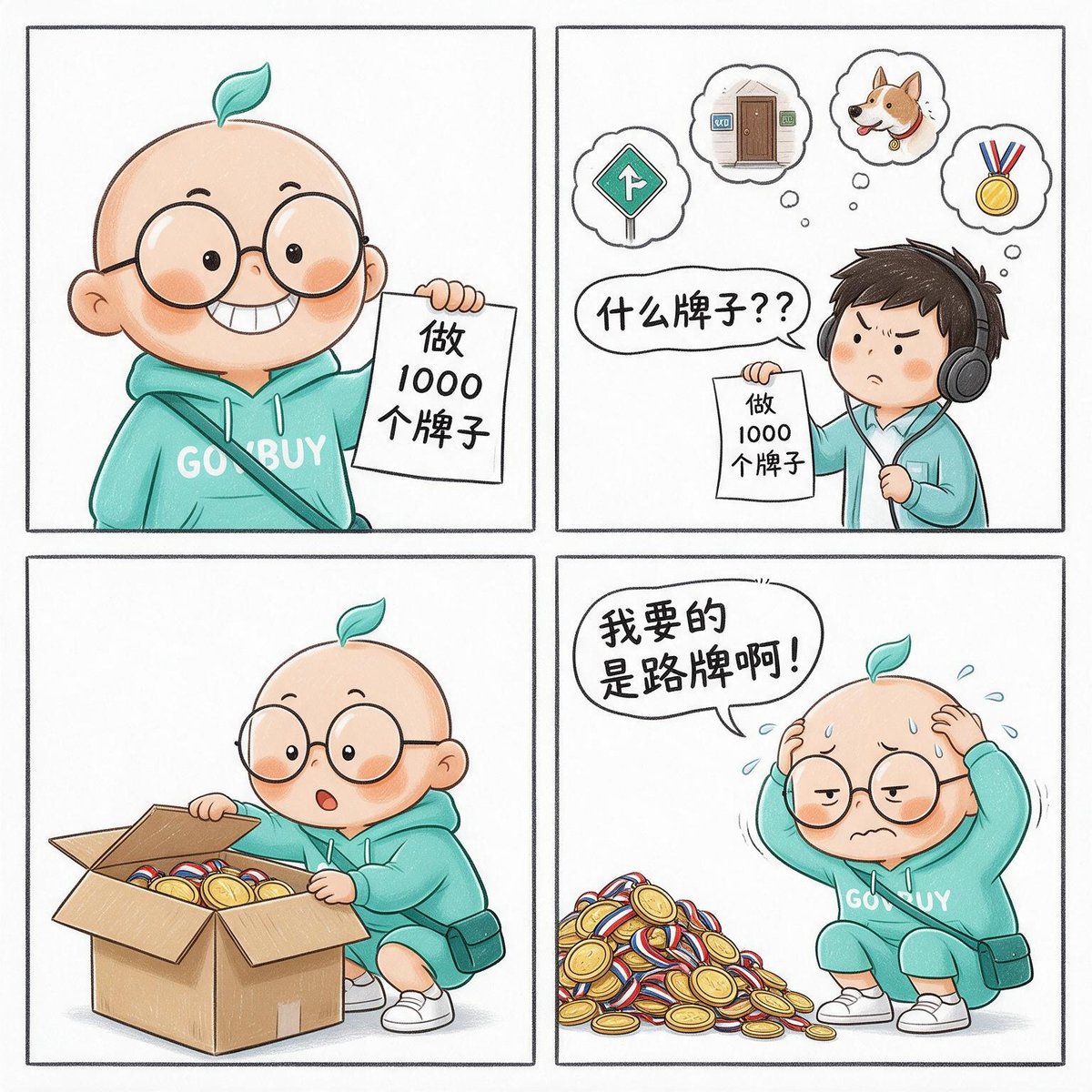 小贸入职记·标书篇：做 1000 个牌子