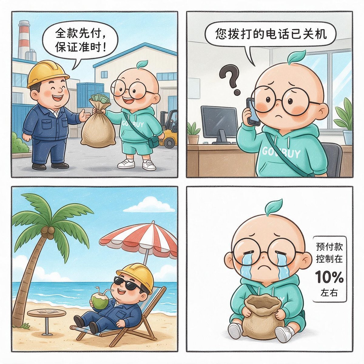 小贸入职记·采购篇：全款先付，保证准时！